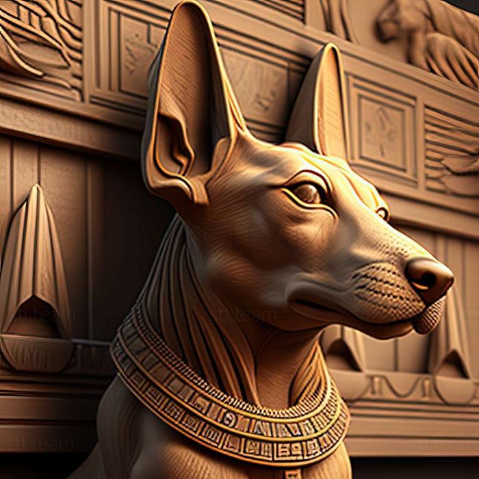 3D model Pharaoh s dog (STL)